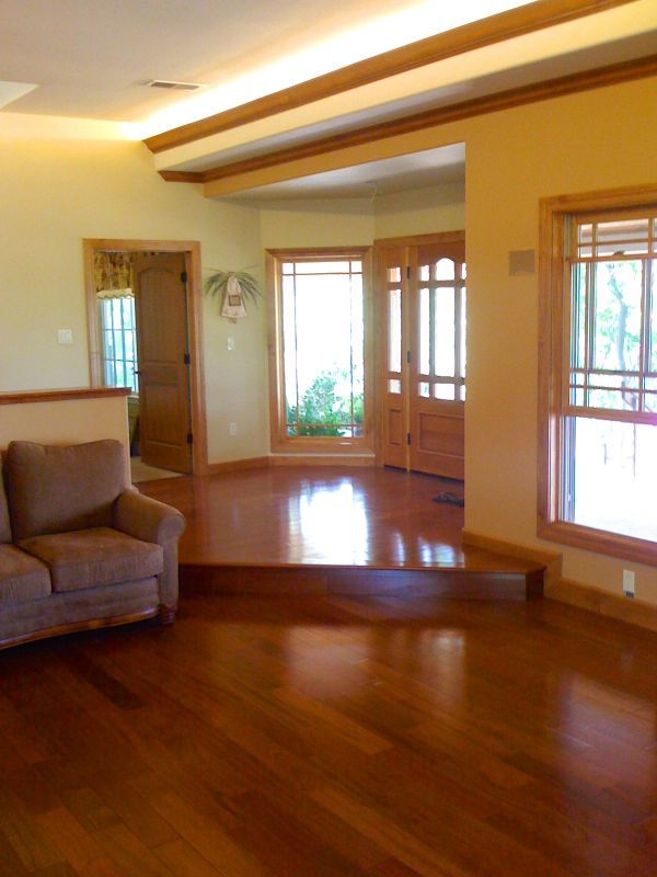 Cherry Floor Installation in Wimberley, TX