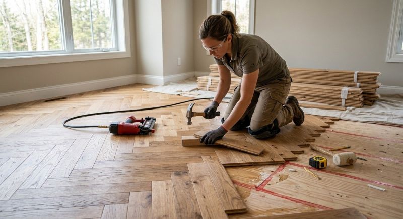 Hardwood Floor Installation in Buda, TX