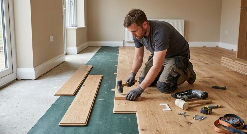 Hardwood Floor Installation in Leander, TX