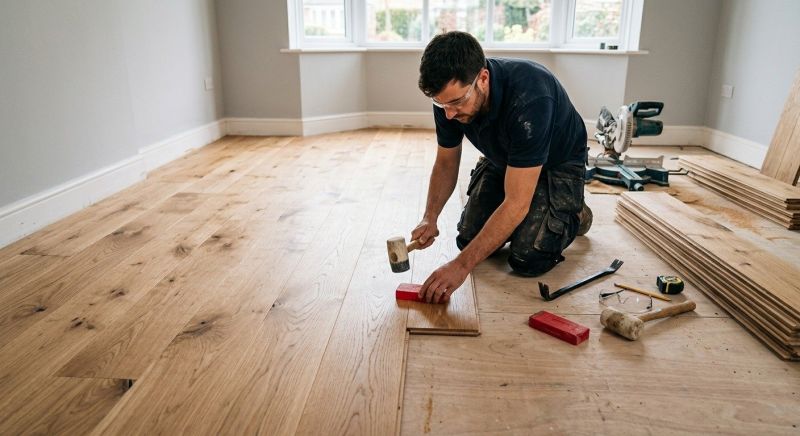 Hardwood Floor Installation in Manchaca, TX