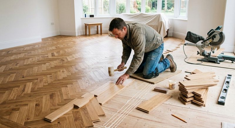 Hardwood Floor Installation in Manchaca, TX