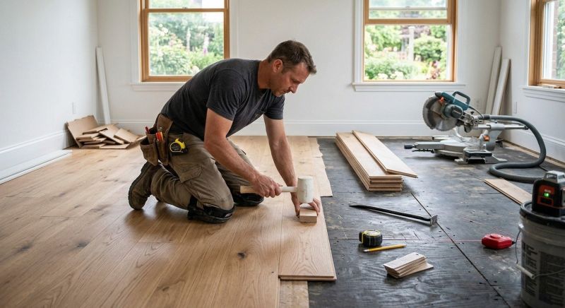 Hardwood Floor Installation in Round Rock, TX