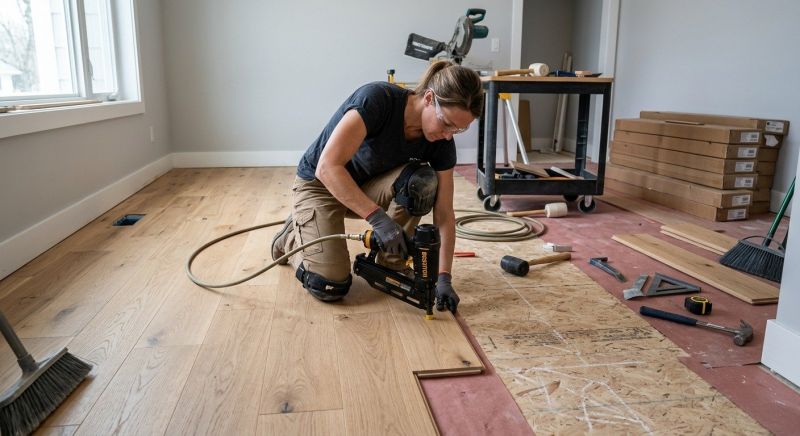 Hardwood Floor Installation in San Marcos, TX