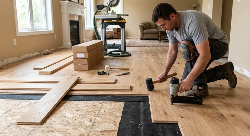 Hardwood Floor Installation in Wimberley, TX