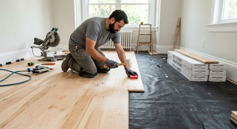 Maple Flooring Installation in Cedar Park, TX