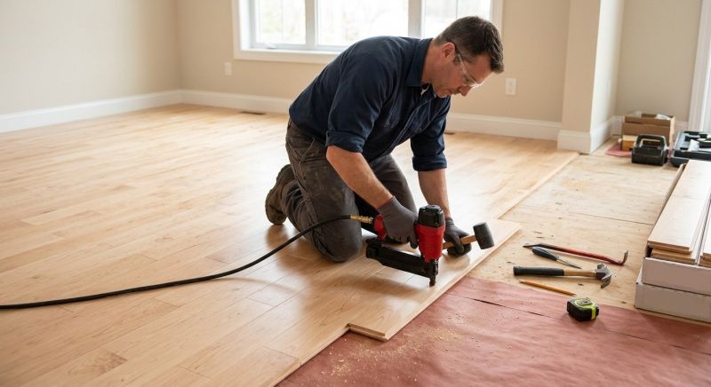 Maple Flooring Installation in Wimberley, TX