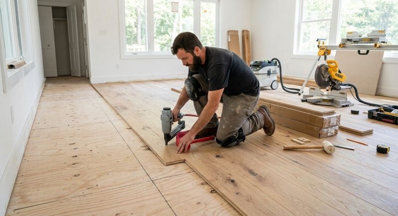 Oak Floor Installation in Manchaca, TX