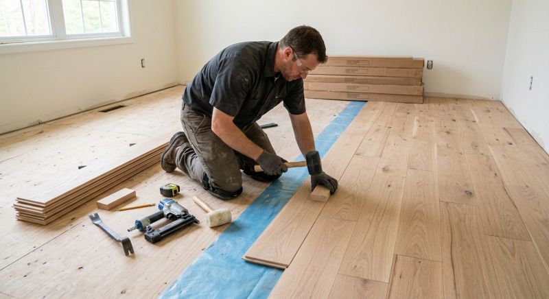 Wood Floor Replacement in Del Valle, TX