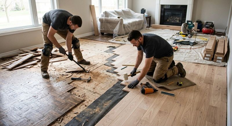 Wood Floor Replacement in Driftwood, TX