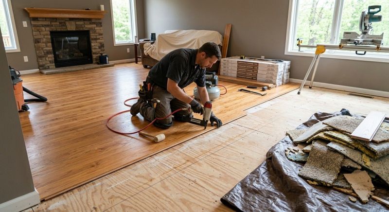 Wood Floor Replacement in Wimberley, TX